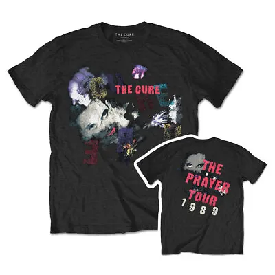 Buy The Cure T-Shirt Prayer Tour 1989 Official Band Black New • 15.95£