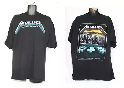 Buy Metallica T-Shirt Master Of Puppets 2XL Short Sleeve Festival Band Music Mens • 19.99£