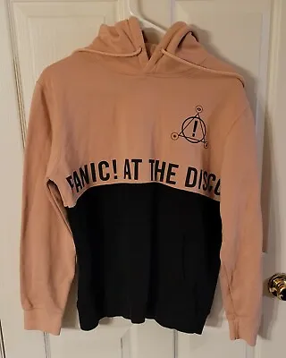Buy PANIC! AT THE DISCO Pray For The Wicked Hoodie Size Small Pink Black Band Merch • 19.88£