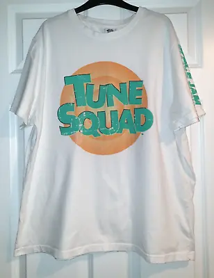 Buy George Space Jam A New Legacy Tune Squad Mens White Casual Top T-shirt Size 2xl • 6.99£
