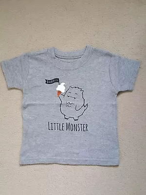 Buy Josh & Me  Daddy's Little Monster   T.Shirt Age 6-9 Months  • 3£