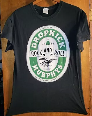 Buy Dropkick Murphys- ShamRock And Roll Lic. OOP Black T-Shirt- Medium • 28.35£