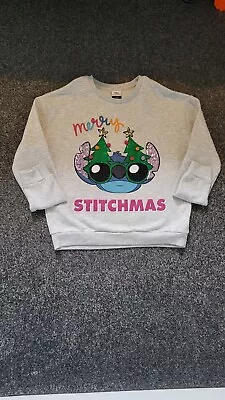 Buy Girls Grey Stitch Christmas Jumper Age 11-12 Years • 2£