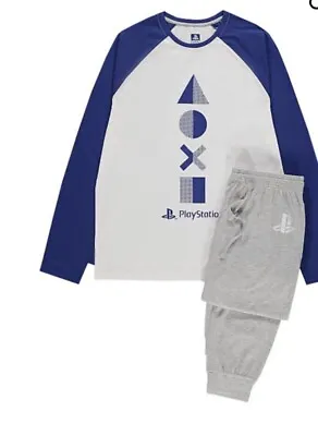 Buy Mens PlayStation Pyjama Set XXLarge Long Sleeve PJs Loungewear GAMING • 9.99£