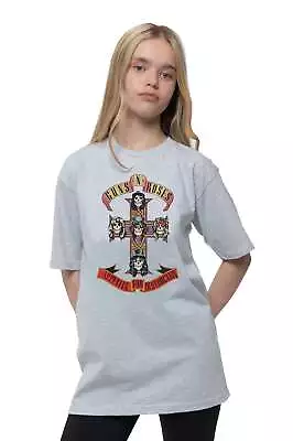 Buy Guns N Roses Kids Appetite For Destruction Grey T Shirt • 12.94£