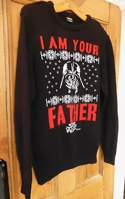 Buy Star Wars Darth Vader  I Am Your Father  Novelty Christmas Jumper. Size S.  • 9.99£
