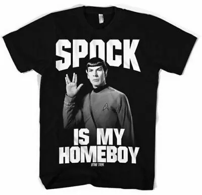 Buy Star Trek - Spock Is My Homeboy Men's T-Shirt Medium • 15£