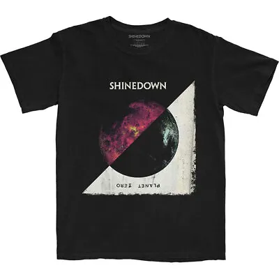 Buy Shinedown Planet Zero Album Black T-Shirt NEW OFFICIAL • 15.19£