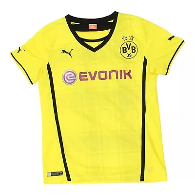 Buy Borussia Dortmund 2013-14 Puma Boys Home Shirt | Football Kids Sportswear VTG • 20£