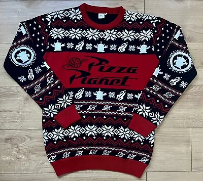 Buy Toy Story Rare Pizza Planet L 41” Knitted Christmas Jumper Fun Party Alien • 22.90£