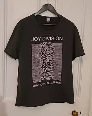 Buy Joy Division Unknown Pleasures Black Amplified Tshirt UK Size XL UK Band Tshirt • 8.98£