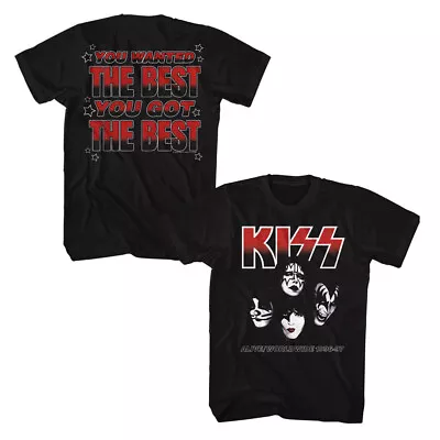 Buy Kiss You Wanted The Best You Got Men's T Shirt Metal Music Band Merch • 43.22£