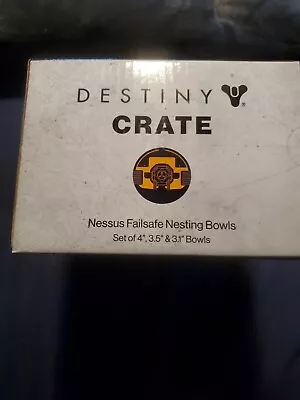 Buy Destiny Loot Crate Merch - Nessus Failsafe Nesting Bowls New In  Box • 12.54£