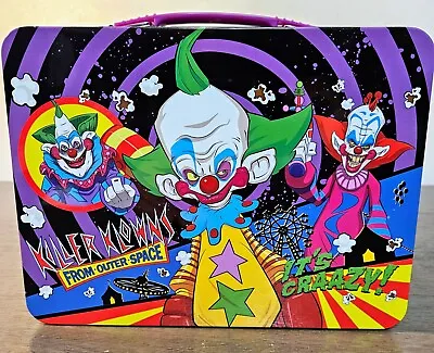 Buy Killer Klowns From Outer Space Tin Lunch Box Display Merch Spirit Halloween NEW • 18.94£