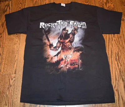 Buy SABATON Rockstad Falun 2012 Festival T-shirt Size L NEW Epica Iced Earth No CD • 19.76£