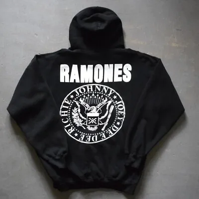 Buy Ramones Vintage Band Hoodie Mens XL 2000s Punk Rock Merchandise Never Worn • 30.83£