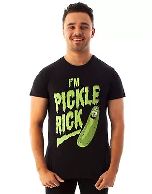 Buy Rick And Morty T-Shirt I'm Pickle Rick Men's Black Short Sleeved Tee • 14.99£