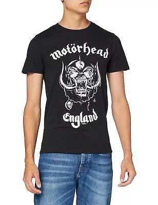 Buy Motorhead Ufficiale T Shirt England Classic War Pig Band Logo Uomo Nuovo Nero L  • 24.32£