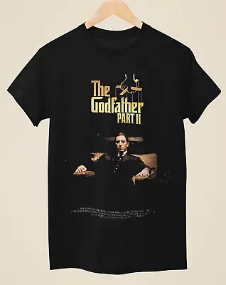 Buy The Godfather Part II - Movie Poster Inspired Unisex Black T-Shirt • 14.99£