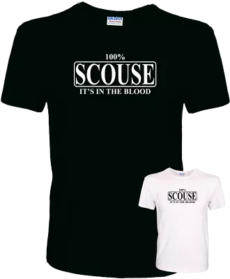 Buy 100% Scouse It's In The Blood - Funny Liverpool Quality 100% Cotton T-Shirt • 10.99£