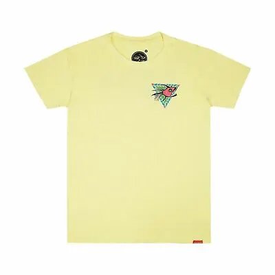 Buy Hot Tuna Mens T-shirt Retro Triangle Pale Yellow • 13.99£