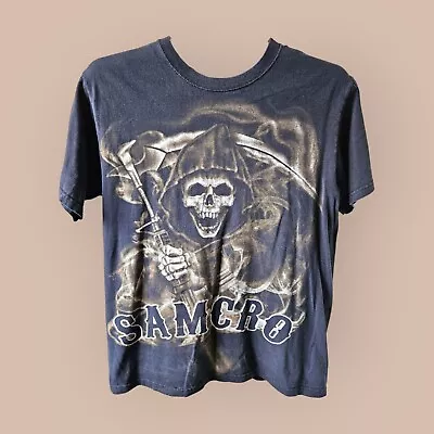 Buy Sons Of Anarchy Vintage T Shirt Samcro Grim Reaper Size Small No Label  • 12.99£