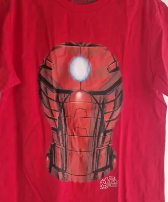Buy Official Marvel Iron Man Red Tshirt Size Small Avengers Assemble • 6.99£