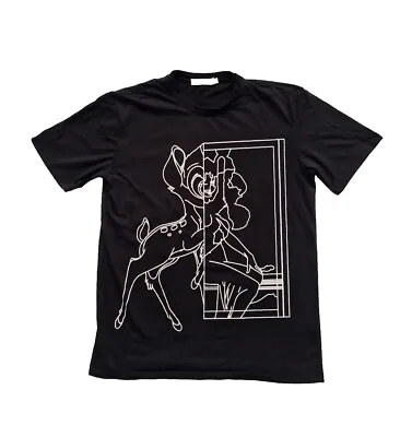 Buy Givenchy Black/white Bambi Cotton T-shirt. Unisex. Size Xl. • 220£