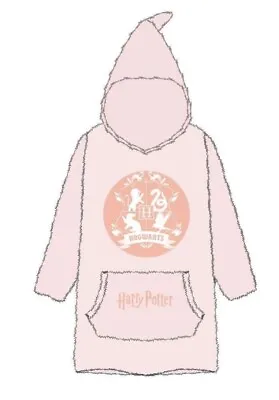 Buy Harry Potter Children's Hoodie Blanket Fleece Plush - Oversized - Hooded - PINK • 19.99£