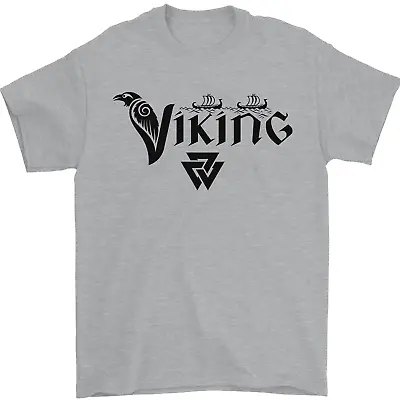 Buy Viking Thor Odin Valhalla Norse Mythology Mens T-Shirt 100% Cotton • 10.48£