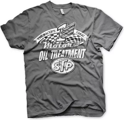 Buy STP Oil Treatment Distressed T-Shirt Dark-Grey • 26.91£