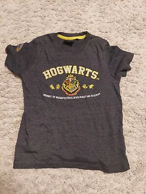Buy Harry Potter Hogwarts T-shirt Embroidered Small • 6.99£