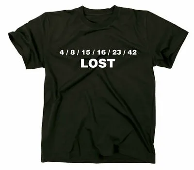 Buy Lost T-Shirt Numbers Dharma Initiative Logo TV Series Fanshirt Fan • 19.16£