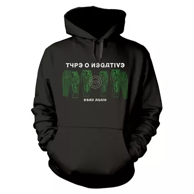 Buy TYPE O NEGATIVE - DEAD AGAIN COFFINS BLACK Hooded Sweatshirt Large • 43.82£