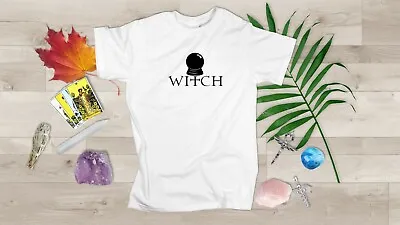 Buy Witch Crystal Ball Fortune Teller Tarot Tshirt Lady Unisex Thick Cott. Gift Idea • 17.99£