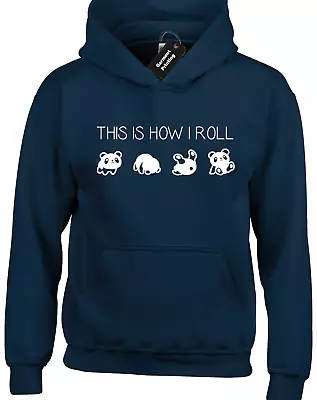 Buy This Is How I Panda Roll Hoody Hoodie Funny Cute Summer Fashion Animal Print • 16.99£