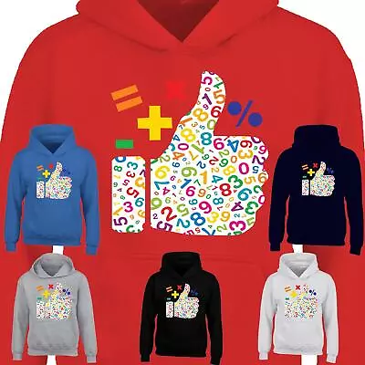 Buy Kids Boys Girls Maths Day Hoodie World Book Day Thumbs Up Childrens School Event • 18.99£