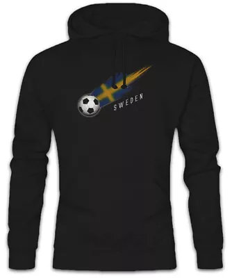 Buy Sweden Football Comet I Hoodie Sweatshirt Swedish Soccer Flag World Championship • 41.99£