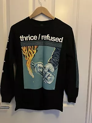 Buy Thrice & Refused Tour T-shirt Long Sleeve Memorabilia • 40£