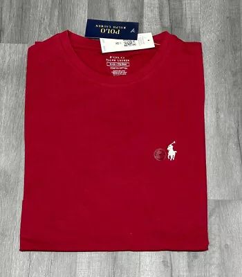 Buy Ex Mens Ralph Lauren Adult T Shirt 100% Cotton Crew Neck Short Sleeve Slim Tee • 14.99£