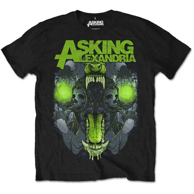 Buy ASKING ALEXANDRIA Official Licensed  Unisex T- Shirt -  Teeth - Black  Cotton • 13.99£