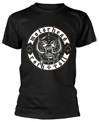 Buy Officially Licensed Motorhead Biker Badge Mens Black T Shirt Motorhead Tee • 14.95£