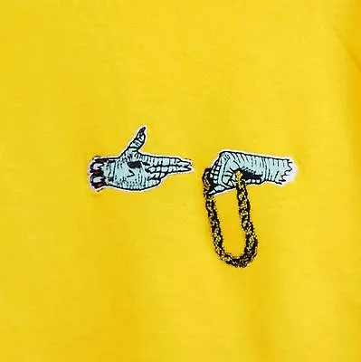 Buy Run The Jewels Embroidered Yellow Hip Hop Tee T-shirt By Actual Fact • 19.99£