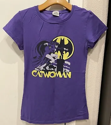 Buy DC Comics Originals Catwoman Purple T-shirt Womens Large • 17.36£