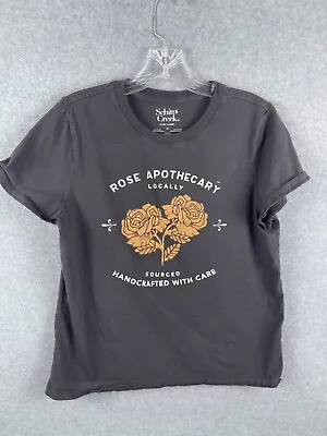 Buy Schitts Creek Rose Apothecary Shirt Women's M Black Short Sleeve Comedy TV Show • 14.35£