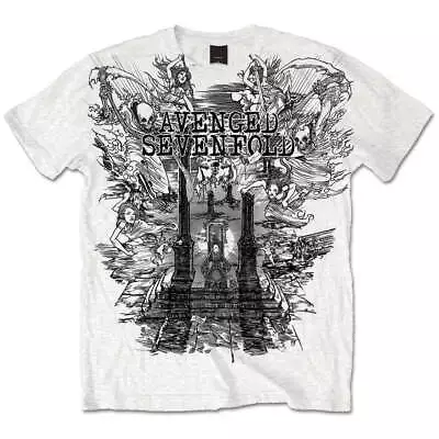 Buy Avenged Sevenfold Unisex T-Shirt: Land Of Cain OFFICIAL NEW  • 18.58£
