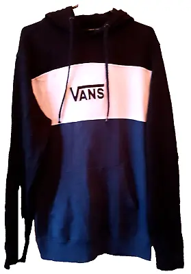 Buy VANS Mens Off The Wall Hoodie Sweatshirt Jumper Colour Block 100% Cotton X-Small • 27.50£