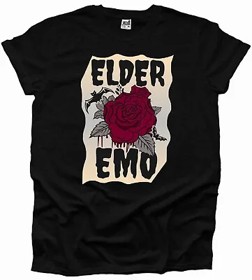 Buy Elder Emo Rose Gothic Love Bohemian Horror Vampire Printed Woman Tshirt UK • 12.99£