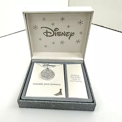 Buy Disney Frozen Necklace Fine Silver Plated 18” Princess Unleash Your Powers Gift • 11.36£