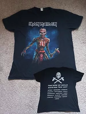 Buy Official Iron Maiden 2017 Book Of Souls Tour T-Shirt - Size XL - Heavy Metal • 24.65£